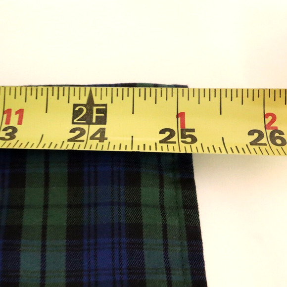 J Crew Shirt Mens Medium Green Blue Plaid Performance Stretch Casual - Picture 12 of 15